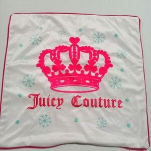 Juicy couture  Pillow Cover pink and white  christmas theme
